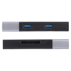 Lecteur de cartes USB 3.0 6 en 1 avec deux ports USB - Product Image 5