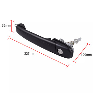 Poignée de porte avant droite Volkswagen 6N0837207 avec clés pour remplacement et réparation - Product Image 5