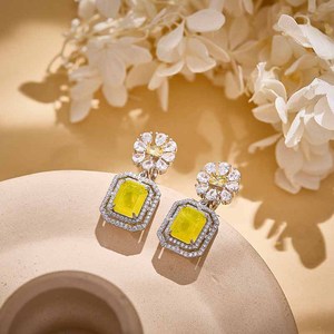 Pendientes colgantes <span class=keywords><strong>de</strong></span> aguja <span class=keywords><strong>de</strong></span> plata con diseño Floral Retro <span class=keywords><strong>de</strong></span> moda para prevenir alergias, regalos <span class=keywords><strong>de</strong></span> <span class=keywords><strong>primavera</strong></span> y otoño para mujeres - Product Image 6