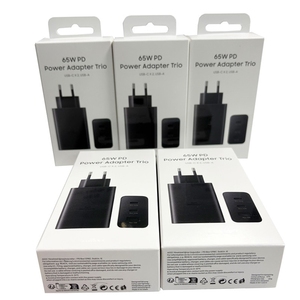 <span class=keywords><strong>Adaptateur</strong></span> <span class=keywords><strong>secteur</strong></span> USB C PD <span class=keywords><strong>65W</strong></span> EP-T6530 d'origine, <span class=keywords><strong>Trio</strong></span> 3 ports, charge rapide, chargeur USB pour Samsung Galaxy S21 S22 S23 S24 S25 - Product Image 1
