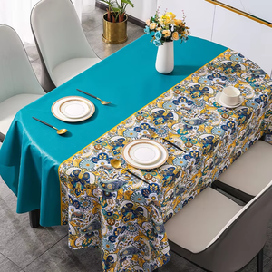 <span class=keywords><strong>Toile</strong></span> <span class=keywords><strong>cirée</strong></span> imperméable Europe Designs, nappes parfaites à dos non tissé pp pour les vacances de fête d'anniversaire - Product Image 3