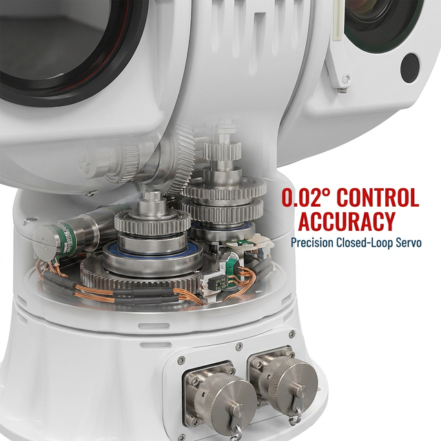 Intelligent EO/IR Gimbal 2.5KM Range 4G 5G LAN Connectivity Dual-Spectrum Camera for Private Estate Security