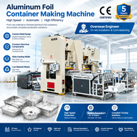 Machine de pressage entièrement automatique pour barquettes en aluminium de 45T à 200T, ligne de machine de poinçonnage pour barquettes alimentaires