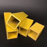 Profilés pultrudés en plastique renforcé de fibres de verre (FRP) carrés et rectangulaires