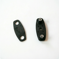 Verrou de fenêtre coulissante universel pour tricycle électrique, bus, fourgonnette, construction en plastique et métal durable avec vis antirouille