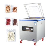 Machine d'emballage sous vide électrique de table DZ420 à chambre unique pour aliments, poissons, fruits de mer, crevettes, saucisses, scelleuse sous vide pour sacs plastiques