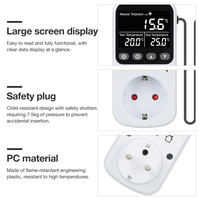 Neuheiten: Thermostat-Steckdose mit Temperaturregler, Heizungssteuerung, Fortschrittliches Digitales Hochpräzisionsgerät