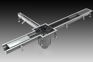 Canaletta di Scarico Lineare Industriale in Acciaio Inox per Uso Intensivo con Pendenza Integrata per Sistema di Drenaggio Interno - Product Image 4