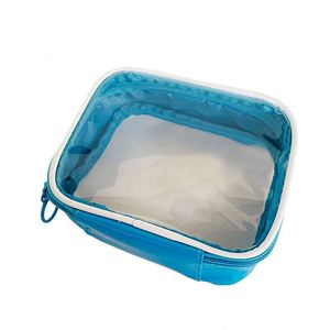 BSCI Factory Custom Logo Promotion Mini Make up <b>Bag</b> Pvc Transparent Cosmetic <b>Bag</b> Waterproof Cute Kid's Green Cosmetic <b>Bag</b> - Product Image 4