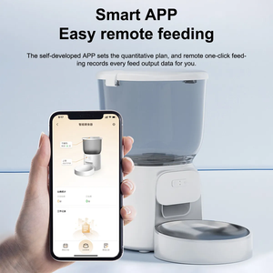 Haustier zubehör Smart Feeder Automatischer Cat Feeder 4L Futtersp ender mit WiFi APP Fernbedienung kamera Mascotas Accesorios - Product Image 3