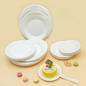 Assiettes <span class=keywords><strong>de</strong></span> décoration pour la maison, vaisselle <span class=keywords><strong>de</strong></span> barbecue, assiettes en papier, assiettes jetables, bricolage, fête d'anniversaire, qualité alimentaire, biodégradable - Product Image 5