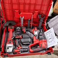 Boîte à outils de réparation ATSB ensemble matériel combinaison multifonction batterie au Lithium outils électriques sans fil ensemble combiné