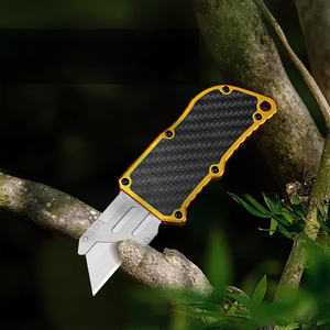 Abrecartas para el hogar, cuchillo de bolsillo con mango de aleación de aluminio aeronáutico (para manualidades/papel/regalos), cuchillo multiusos para exteriores e industrial - Product Image 3