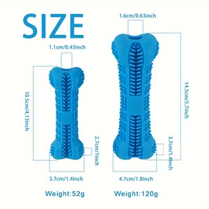 कुत्ते च्यू खिलौना टूथब्रश रबर पिल्ला मोलर स्टिक दांत सफाई खिलौने छोटे मध्यम कुत्तों के लिए दंत स्वास्थ्य - Product Image 3