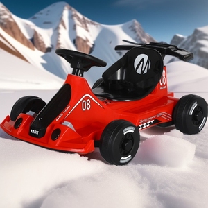 男女通用电动卡丁车漂移车大功率电池骑行玩具，适合5至7岁儿童喷涂塑料 - Product Image 5