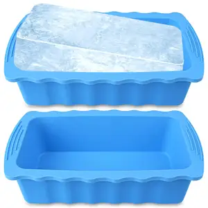 2024 New Arrivals Silicone Extra Large Ice Block Molds 6LB Giant Cold Plunge Lab Water Chiller Ice Cube Molds