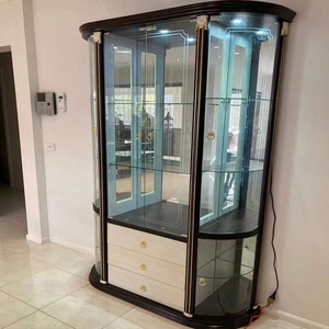 Armario de vino moderno para sala de estar, vitrina de almacenamiento de vino de lujo, armario de <span class=keywords><strong>bar</strong></span> para el hogar - Product Image 3