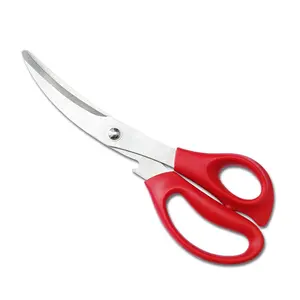 Scissors Factory 9.5 Inch Professional Multipurpose Meat Vegetable Kitchen Shears Korean Barbecue Scissors For Out Door Kitchen Use