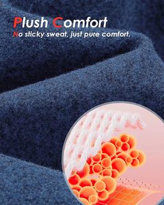 Training Jogging Wear Men's Half Zip Sweatshirt Pullover Lined Heather <b>Long</b> <b>Sleeve</b> <b>Golf</b> Shirts 1/4 Half Zip Sweatshirts - Product Image 3