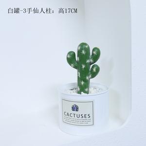 Plante décorative artificielle de fleur artificielle succulente de petit <span class=keywords><strong>cactus</strong></span> avec le VP-HL007 de pot - Product Image 6