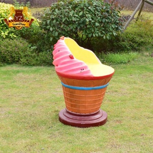 Statua a forma di sedia a fungo in resina e fibra di vetro, colorata, a grandezza naturale, fatta a mano in fabbrica, personalizzabile, per <span class=keywords><strong>arredo</strong></span> <span class=keywords><strong>giardino</strong></span> - Product Image 6