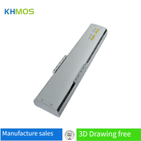 Módulo Lineal de Tornillo de Bolas KHMOS HYS135 G2020 de 1100mm, Plegado Izquierdo, Doble Riel, para Máquina de Corte CNC, Brazo Robótico 3C, 50kg