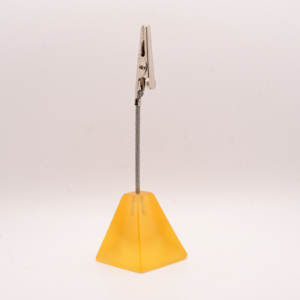 Elegant Cone-Shaped ABS <b>Card</b> Clip 120x31mm Decorative Desk Clip for Desk Organization and Event Displays - Product Image 2