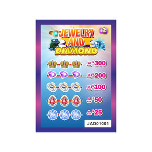 Top qualité 3 fenêtres tirer onglets billets bijoux motif impression numérique papier couché tirer onglets - Product Image 5