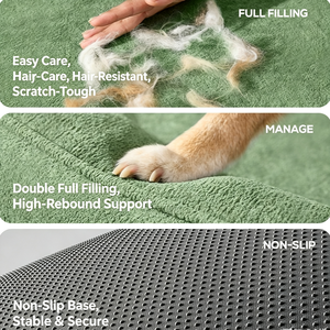 New four seasons universal kennel thick spill-proof runway kennel kitten detachable washable dog mat pet <b>nest</b> cross-border - Product Image 6