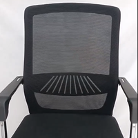 Chaise de bureau en maille sans roulettes, prix bas, vente en gros d'usine, mobilier de maison, chaises de conférence, chaise de personnel de bureau