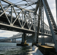 Bâtiments préfabriqués modulaires en acier pour ponts, conçus pour un réseau routier extensible et un plan d'extension futur