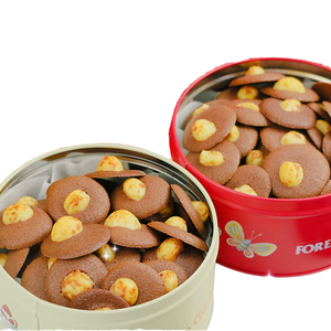 Cioccolato alle noci hawaiane cacao croccante fatto a mano snack dolci biscotti di <span class=keywords><strong>natale</strong></span> in scatola di zucchero tipo Wafer - Product Image 1