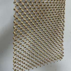 אלומיניום דקורטיבי רשת וילון שרשרת בד בד קמין חוט חוט תקרה תיל סליל תקרה רשת - Product Image 3