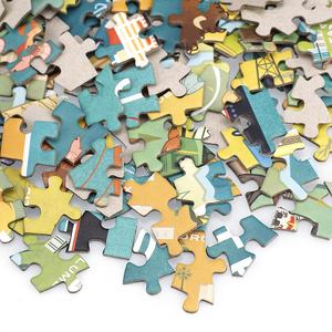 Puzzle en papier personnalisé, <span class=keywords><strong>carte</strong></span> <span class=keywords><strong>du</strong></span> <span class=keywords><strong>monde</strong></span> pour enfants, pièces - Product Image 2