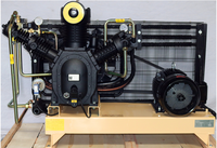 Compresseur d'air à piston alternatif 3 étapes 70 bars 15 kW 20 CV, moteur industriel de haute qualité à bas prix, vente chaude