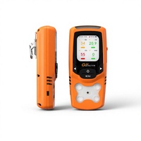 Détecteur de gaz portable 4 en 1 plus petit avec capteurs DDS, analyseur de gaz haute précision, alarme sonore, lumineuse et vibratoire pour la maison et l'industrie