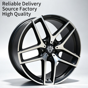 Rines FLowtone Negros con Acabado Mecanizado de 21 Pulgadas 5x112, Estilo de Dos Radios, para Mercedes Clase C W204 AMG <span class=keywords><strong>Sport</strong></span> Pack - Product Image 1