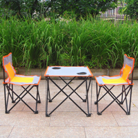 Table d'extérieur moderne en métal pas chère, se déplie automatiquement pour une utilisation en parc
