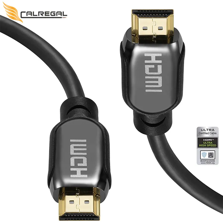 Tùy Chỉnh Dài Chiều Dài 1M 1.5M 2M 3M 5M HDMI Để Hmdi Cáp Tinh Khiết Oxy-Miễn Phí Đồng 24K Mạ Vàng 2.1 8K HDMI Cáp