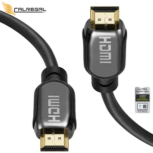 Custom Long Length 1m 1.5m 2m 3m 5m HDMI To HMDI Cable Pure Oxygen-Free Copper 24k Gold Plated 2.1 8K HDMI Cable