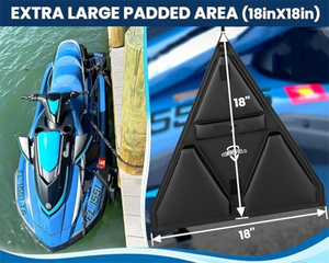 Parachoques Plegable para Moto Acuática con Anillas de Sujeción Suaves, Fácil de Guardar, Seguro y Conveniente para el Atracado de Motos Acuáticas - Product Image 3
