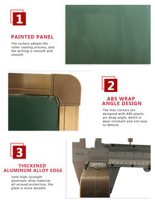 Ush-pizarra magnética de <span class=keywords><strong>tiza</strong></span> deslizante, máquina todo en uno multimedia para aula - Product Image 6