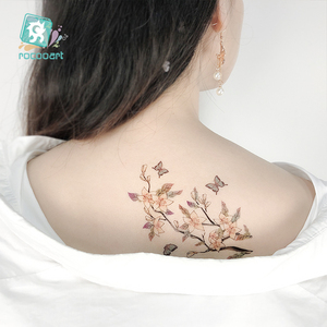 Conceptions de <span class=keywords><strong>tatouage</strong></span> imperméables avec beauté <span class=keywords><strong>fleur</strong></span> de cerisier corps mains <span class=keywords><strong>poignet</strong></span> décoration filles Sakura temporaire femme <span class=keywords><strong>tatouage</strong></span> autocollant - Product Image 5