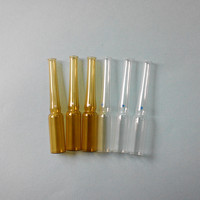 Ampoules en verre ambré transparent de 1 ml, 2 ml, 5 ml, 10 ml, flacons en verre