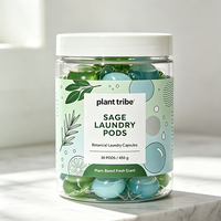 Capsules de lessive hydrosolubles Sage : Nettoyage en profondeur, parfum longue durée, protection des vêtements
