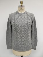 Pull en maille à col rond en coton BCI 100% pour homme, certifié BSCI/WRAP, à manches longues