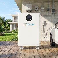 Batería Solar Híbrida Apilable CE UKCA OEM de 15kWh 16kWh 20kWh, 51.2V LFP Lifepo4 200Ah 300Ah, Almacenamiento de Energía Doméstica, 8000+ Ciclos