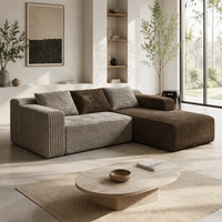 Canapé modulaire confortable, sectionnel, amovible, pour salon moderne