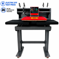 Nouvelle presse à chaud électrique semi-automatique industrielle 15x15 pouces à double station pour transfert DTF et sublimation de vêtements