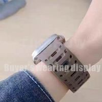 Bracelet Magnétique DFSIP Style Aileron de Requin pour Apple Watch 46/49mm, Bande Sport Ultra-Mince en Silicone, Ajustement Sécurisé, Étanche et Personnalisable